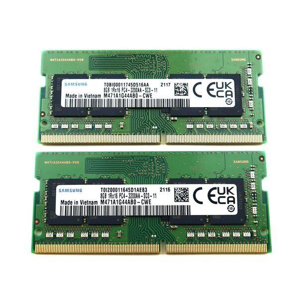 16gb Samsung 2x8GB DDR4 3200 MHz PC4-3200AA Laptop SODIMM 260pin Memory RAM