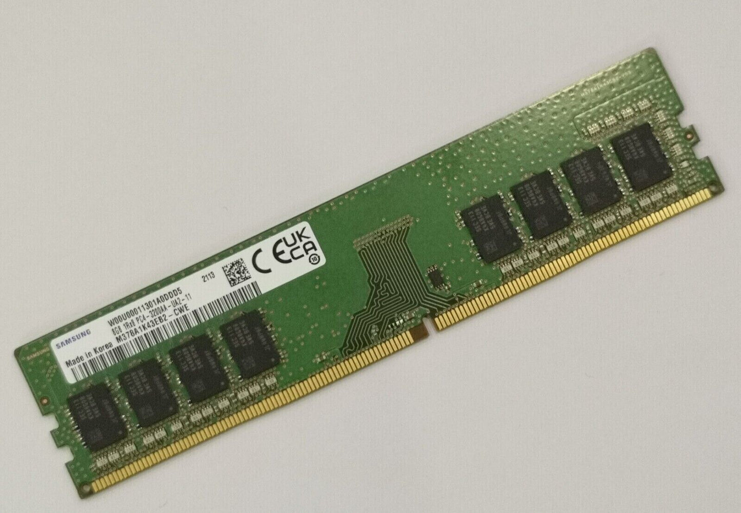 SAMSUNG 8GB DDR4 3200MHz Desktop RAM 1Rx8 PC4-3200AA M378A1K43EB2-CWE Original
