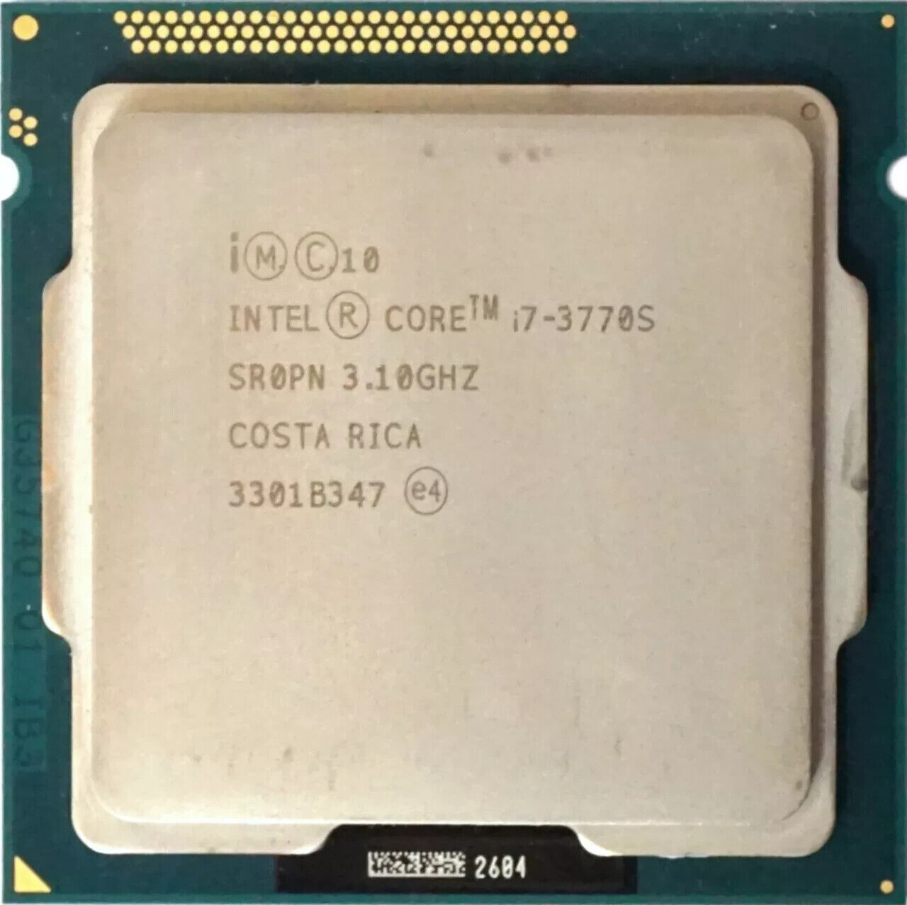 Intel Core i7-3770S 3.10GHz CPU Processor SR0PN