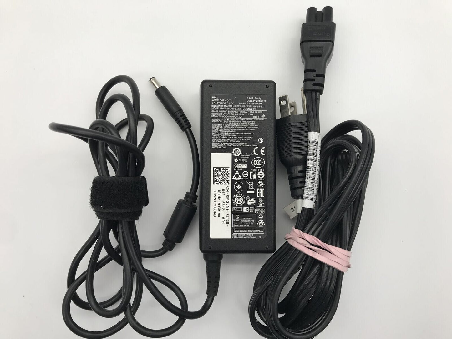 *LOT OF 10* GENUINE Dell 19.5V AC Adapter 4.5MM 3050 5050 7040 9020 MGJN9 0G6J41