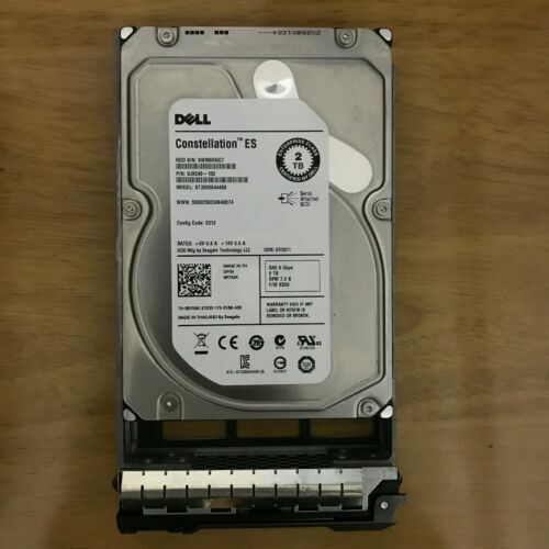 R755K DELL 2TB 7.2K 6Gb/s LFF 3.5" SAS HARD DRIVE 0R755K ST32000444SS