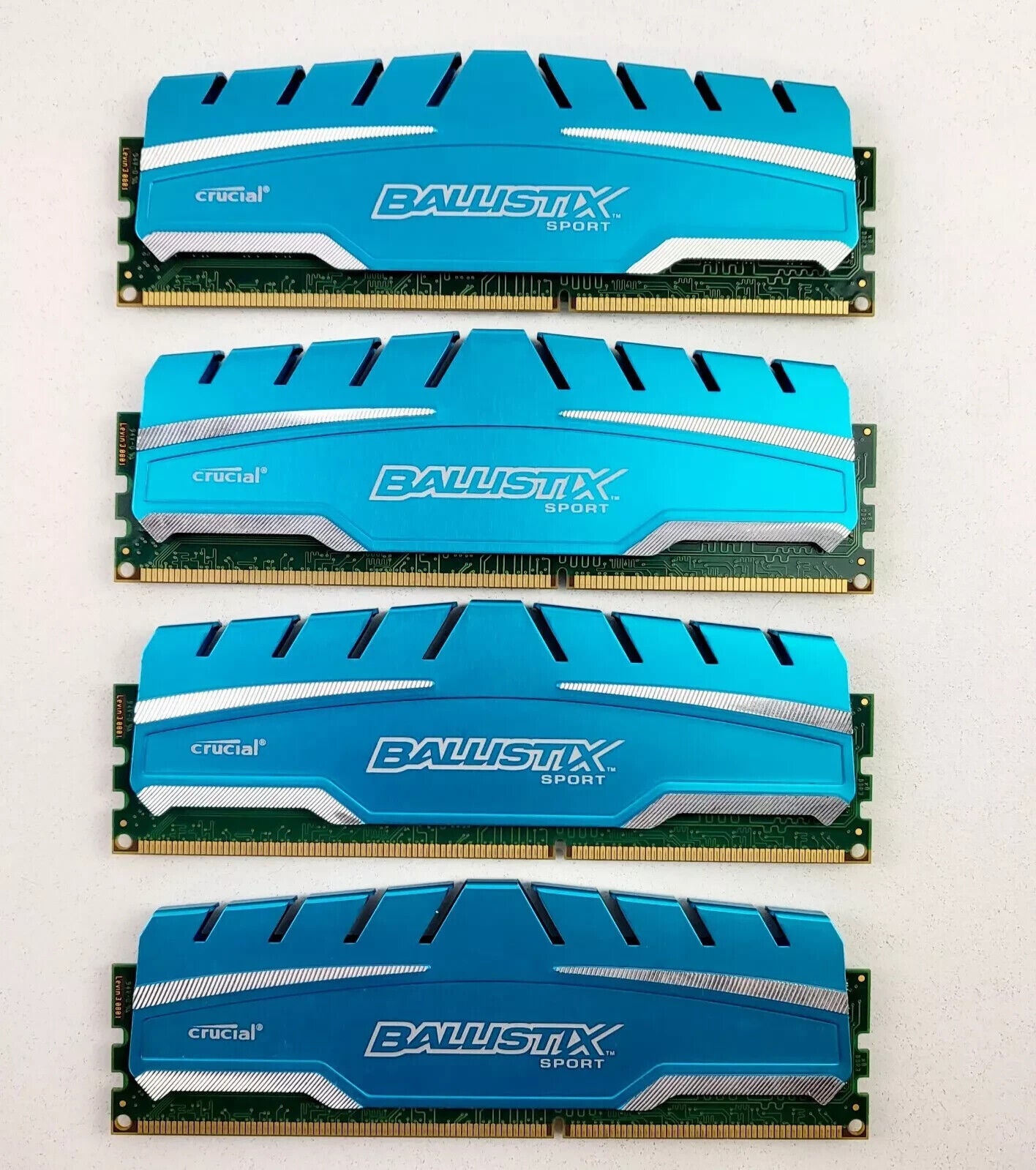 32GB Kit PC Gaming Memory Crucial BALLISTIX 8GB x4 DDR3-1600 PC3-12800 DIMM 240P