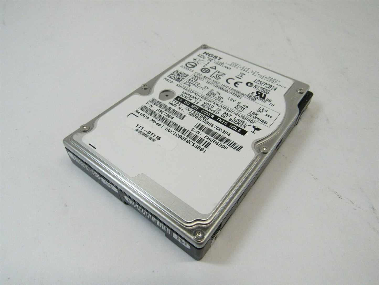 LOT OF 100 HGST 600GB 10K 2.5" SAS HDD Hard Drive dell HP supermicro IBM server