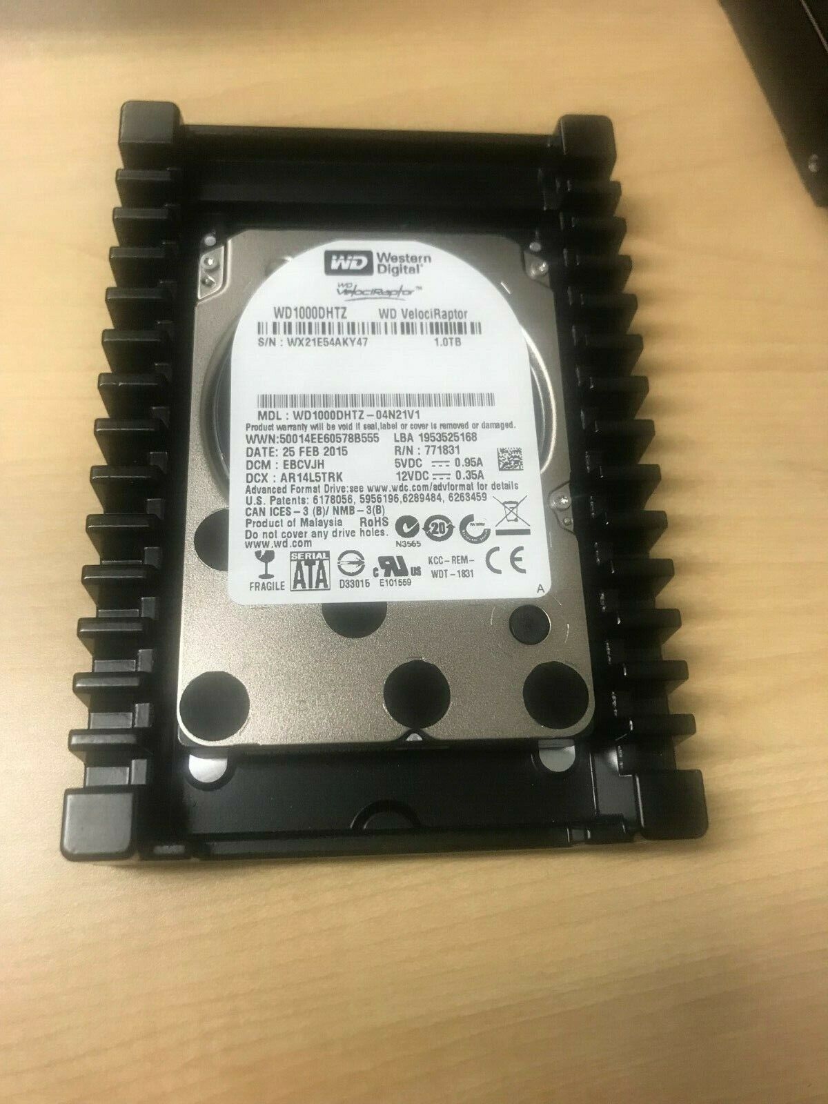 WD1000DHTZ WD enterprise Western Digital 1TB SATA 2.5 Hard Drive Raptor