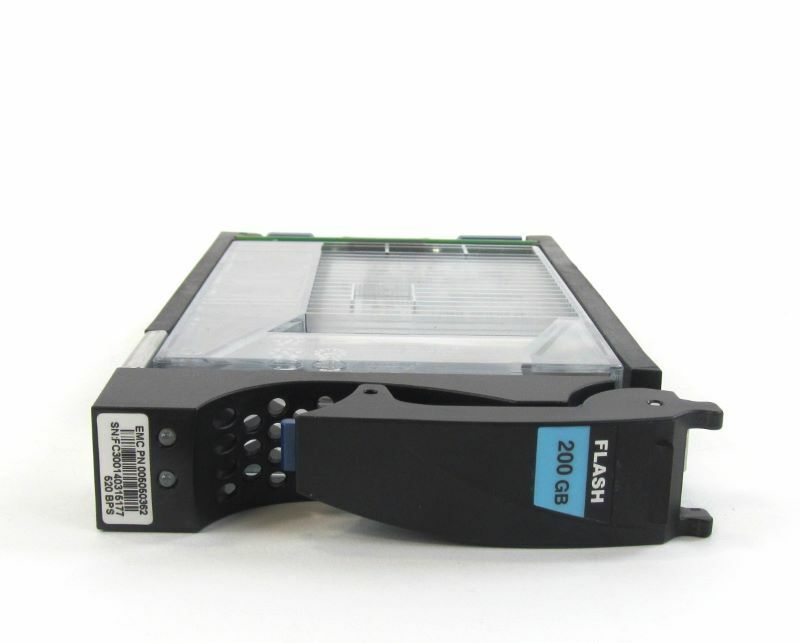 EMC 005050362 200GB SSD 3.5" SAS DRIVE V3-VS6F-200 w/VNX5700 TRAY 118000382-05