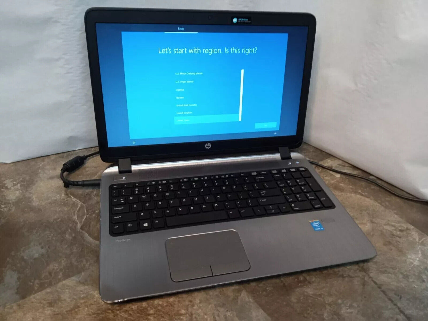 lot 12 HP ProBook 450 G2 15.6" Laptop Intel Core i5 no HDD RAM Win10 for parts
