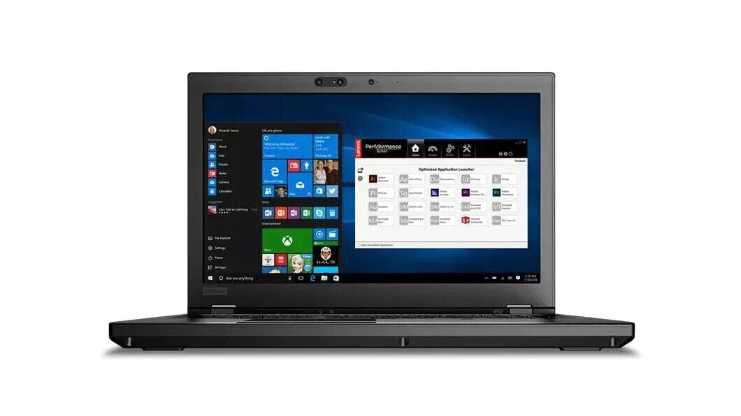 LENOVO THINKPAD P52 15.6 TOUCH i7 64gb 1TB M.2 NVIDIA P1000 Win 11 Laptop Gaming