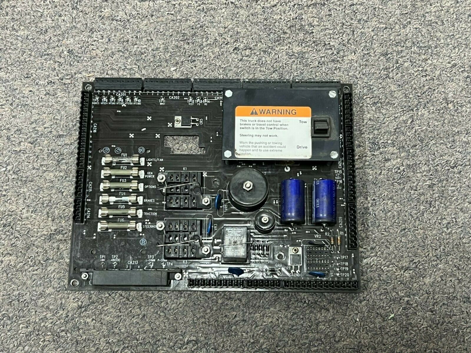 CROWN 126972 CONTROLLER DISTRIBUTION BOARD sold for parts easy fix