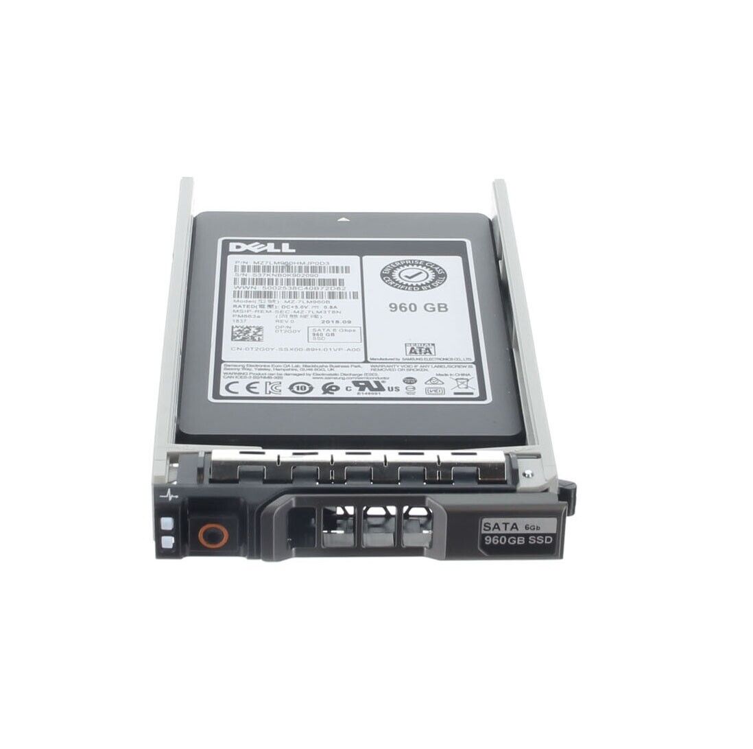 T2G0Y Dell 960GB SATA 6Gb/s Read Intensive 2.5'' SSD 0T2G0Y MZ-7LM960B PM863A