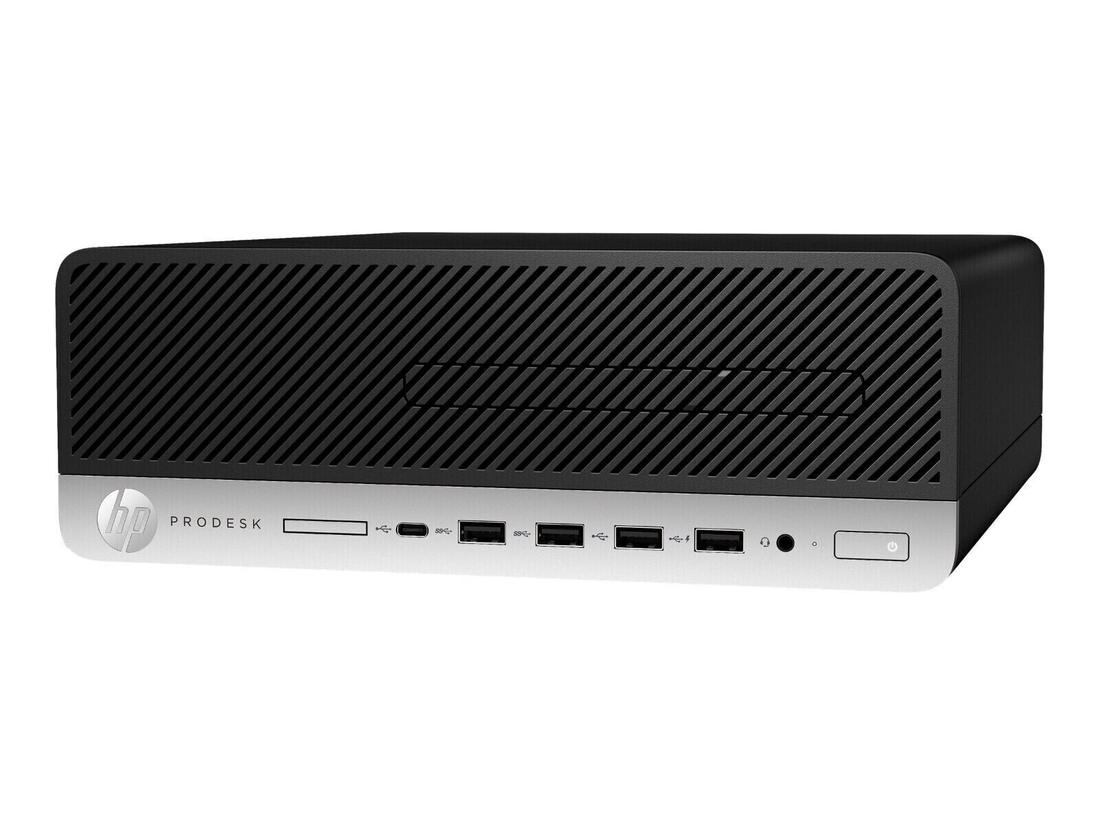 HP ProDesk 600 G5 SFF Desktop i5 8th 8500 800gb SSD 32GB RAM WIn 11 Pro WIFI PC