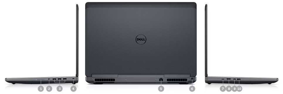 DELL PRECISION 7720 17.3" FHD i7-6820HQ 3.9GHz 32GB 2TB SSD NvidiaQuadro P3000