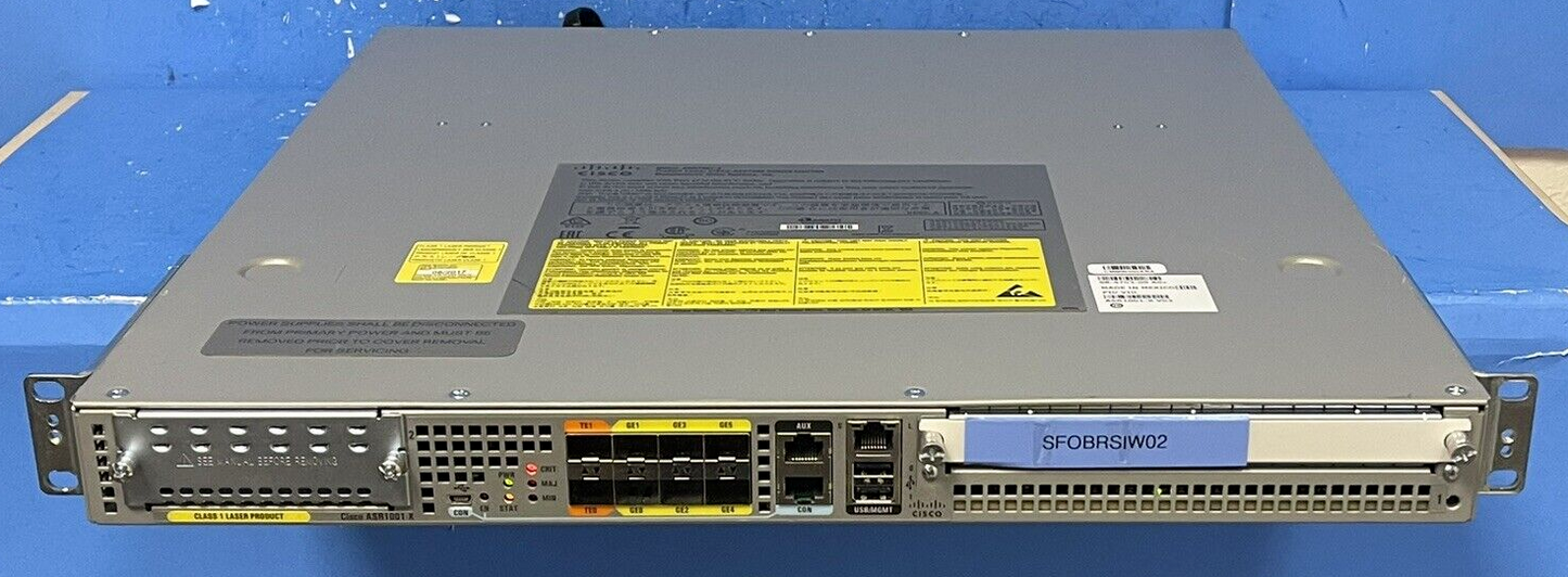 CISCO ASR1001-X ASR-1000 SERIES ROUTER 68-4703-09 A0+