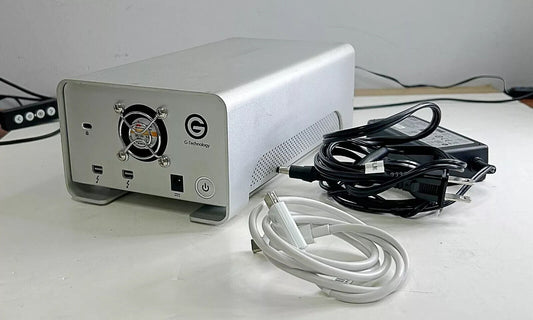 4TB G-TECHNOLOGY G-RAID 0G02289 THUNDERBOLT EXTERNAL HARD DRIVE