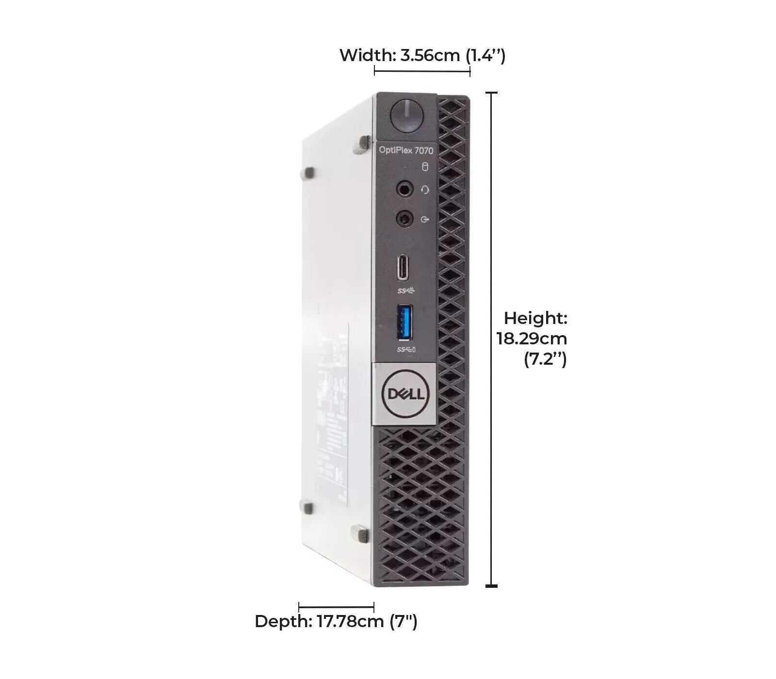 Dell OptiPlex 7070 Micro Intel i5-9500T 32GB 512GB NVMe SSD USB 3.1 Win 11 Pro