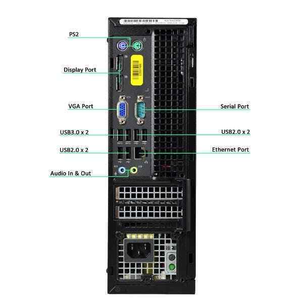 Dell OptiPlex SFF i7-4770 3.2GH 16GB DDR3 1TB SSD WIN 10 PRO WIFI desktop PC