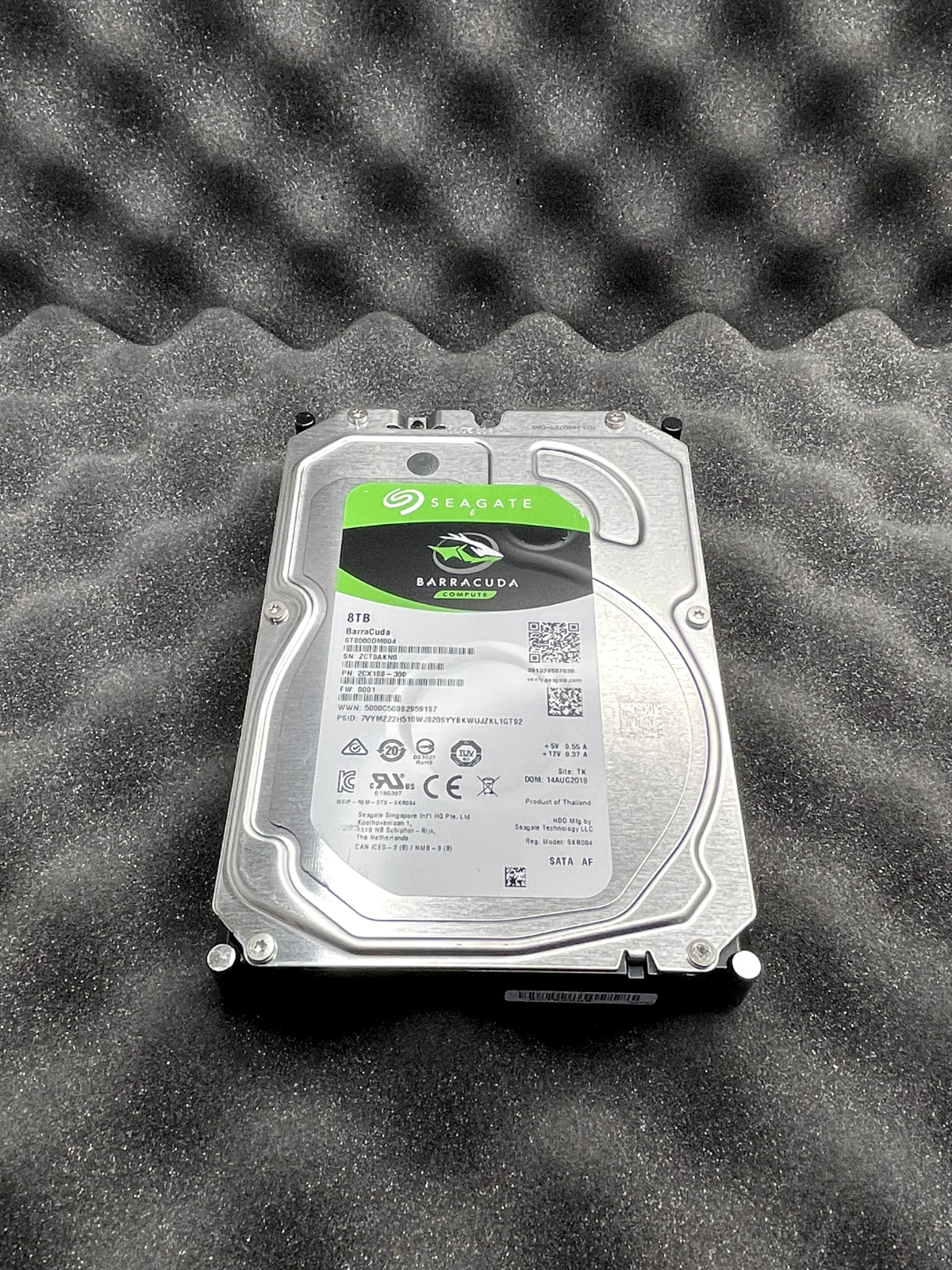 SEAGATE BARRACUDA ST8000DM004  8TB 5400RPM 256GB Cache 3.5"  SATA HDD Hard Drive