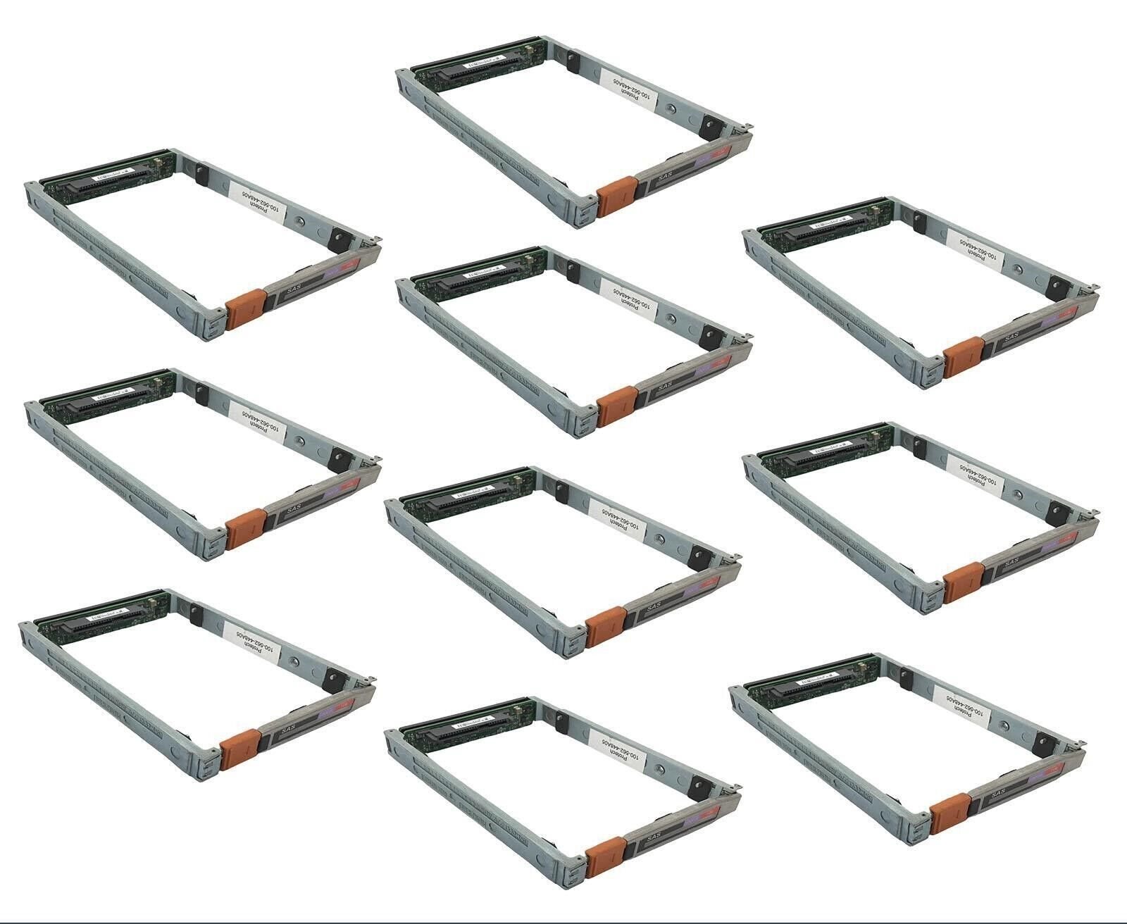LOT of 10x  EMC Hard Drive Tray  Caddy 2.5in 100-654-937 303-106-002D