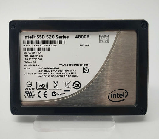 Intel 520 Series 480GB,Internal,2.5" (SSDSC2CW480A) SSD