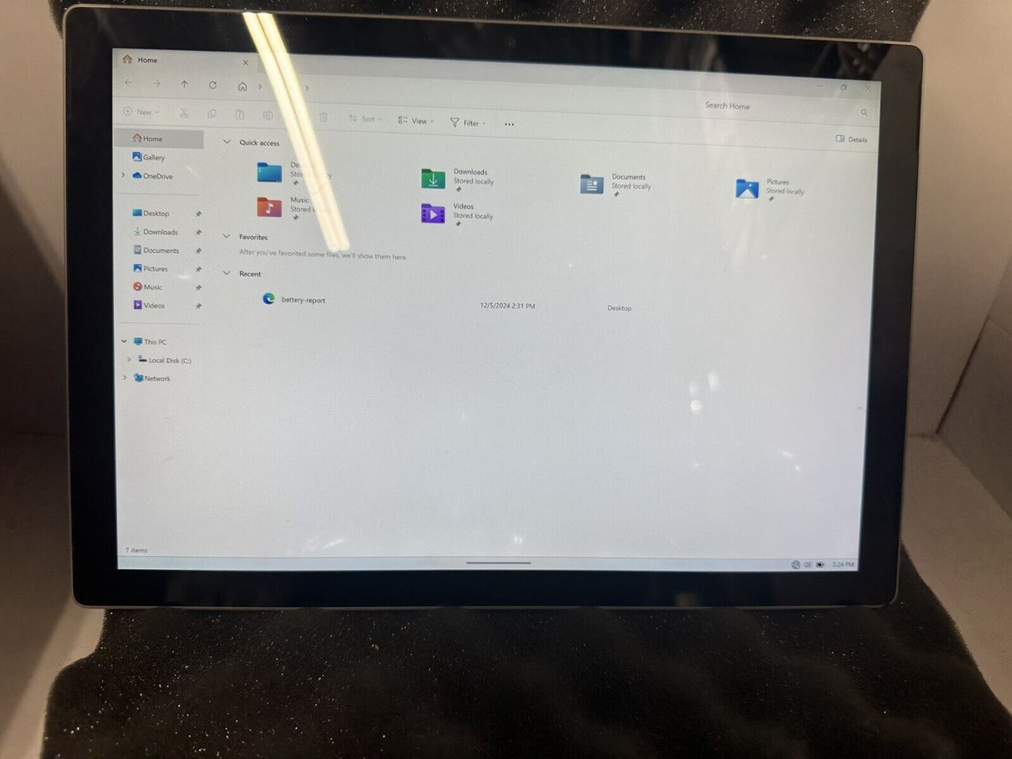 Microsoft Surface Pro 7 1866 12.3" Intel i7-1065G7 16GB 256GB Win 11 pro KB