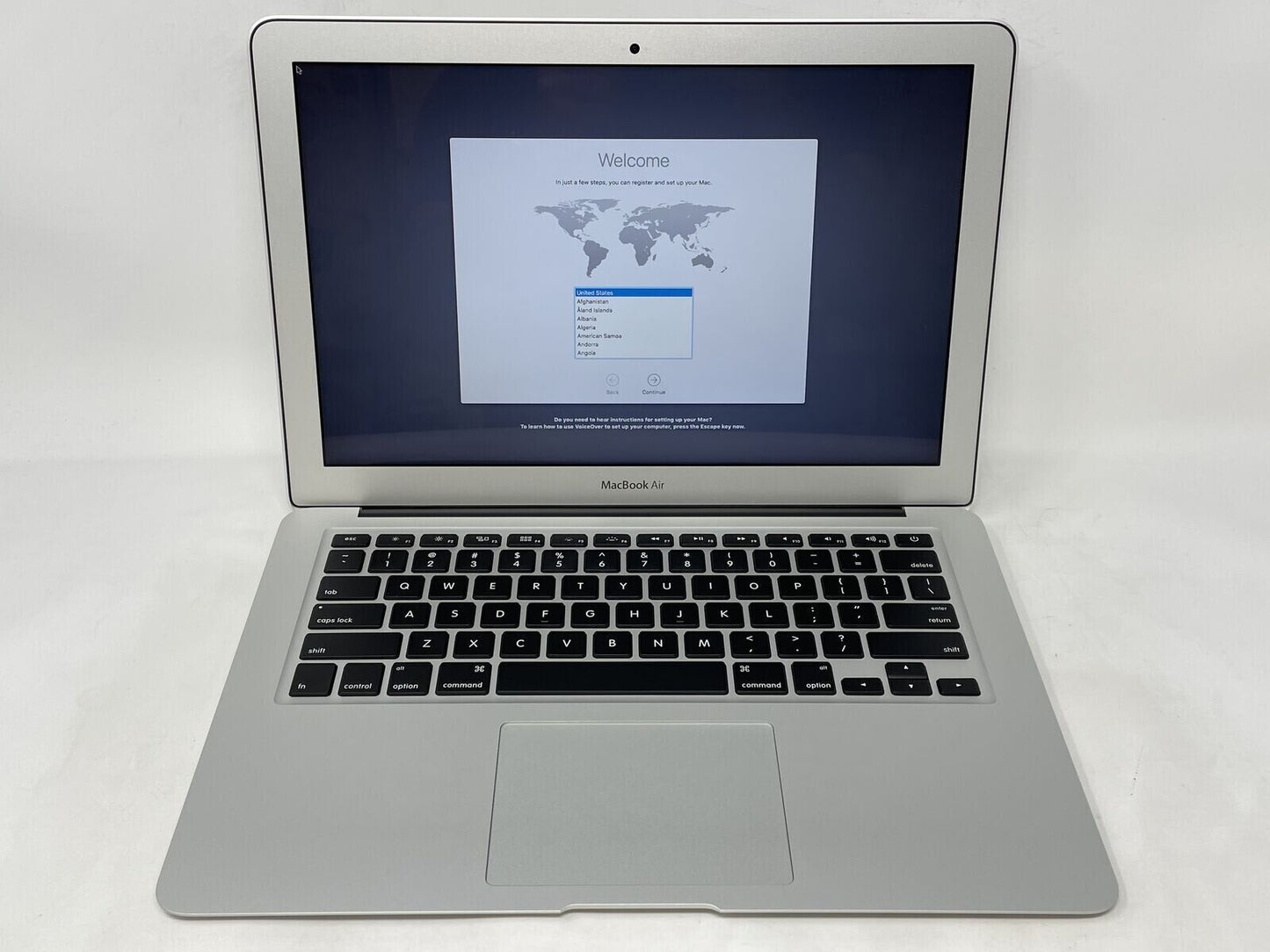 MacBook Air 13 Mid 2013 1.3 GHz Intel Core i5 8GB 256GB SSD Big Sur