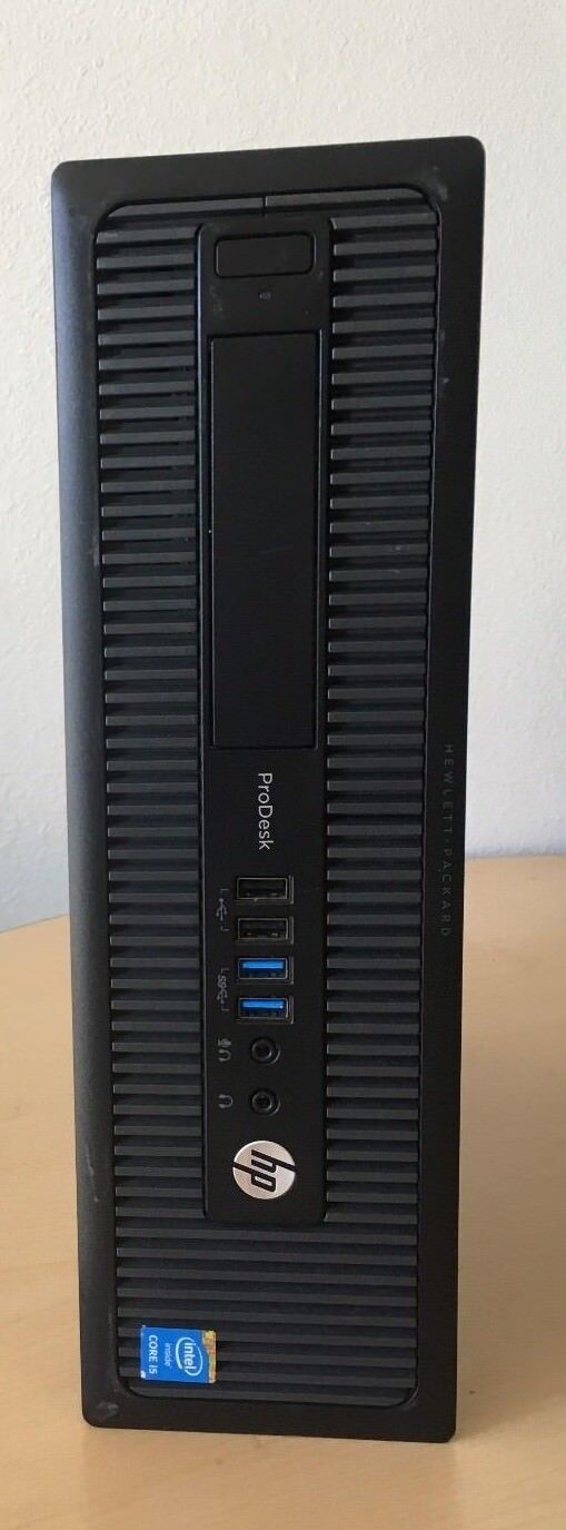 HP PRODESK PC 600 G1 SFF Desktop i5-4590s 3.0GHz 8gb DDR3 2TB SATA WIN 10 pro