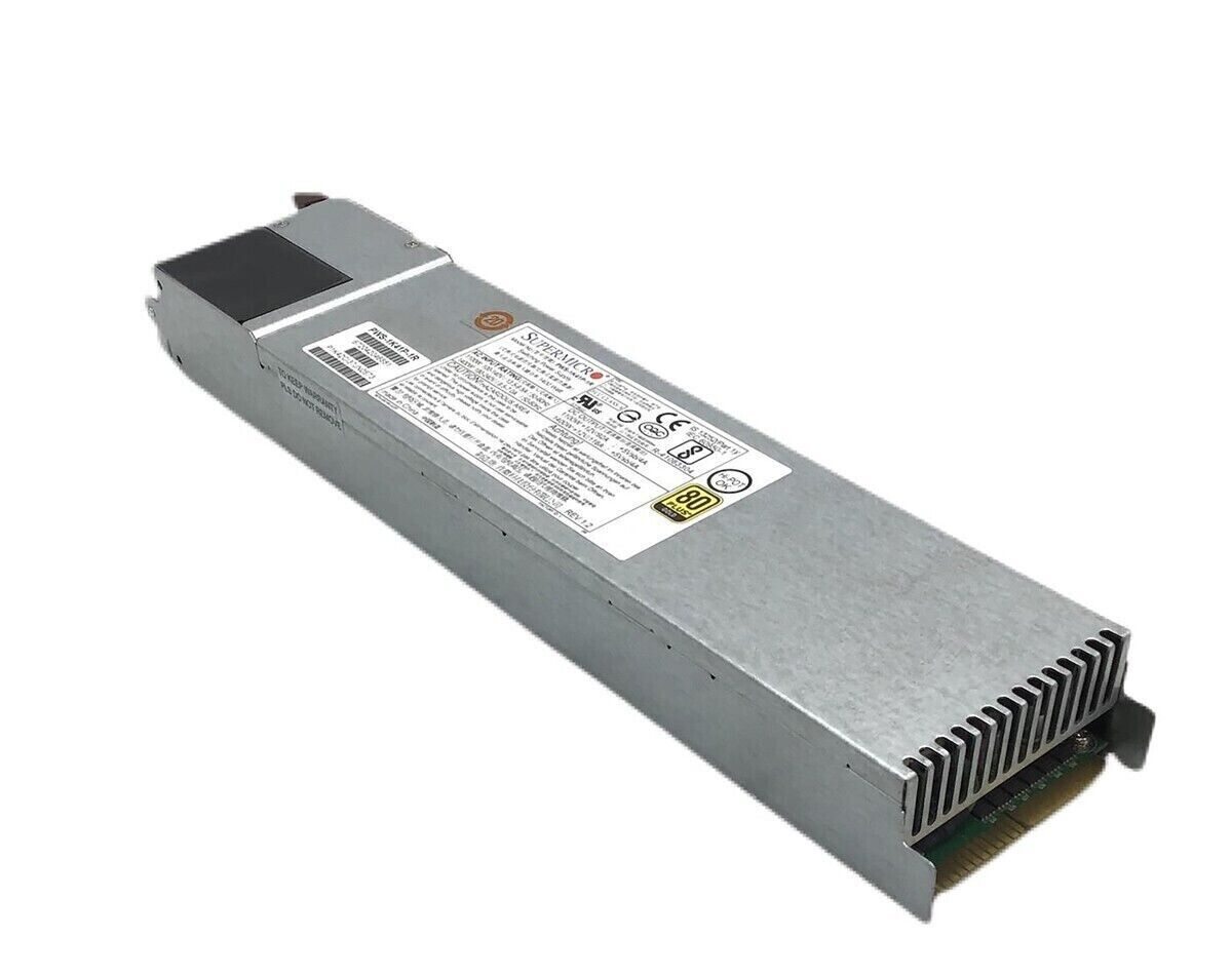 Supermicro PWS-1K41P-1R 1100W/1400W Redundant Power Supply PSU 80 Plus Gold