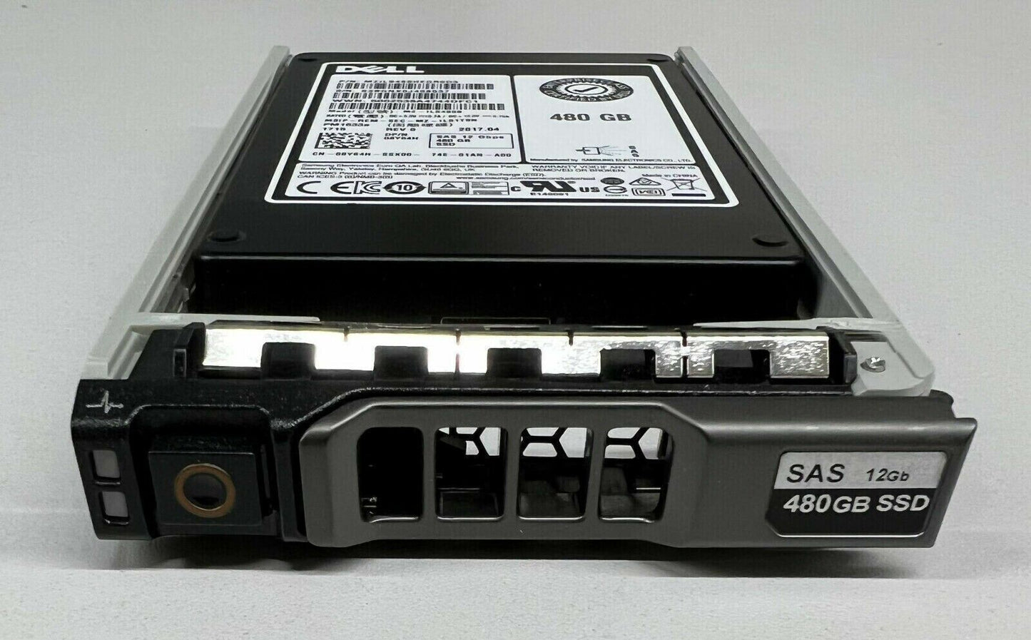 Dell 480GB 2.5" SFF SAS 12Gb/s RI TLC Solid State Drive SSD 8Y64H MZ-ILS480B