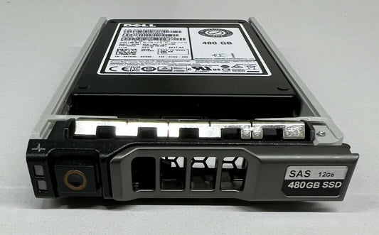 Dell 480GB 2.5" SFF SAS 12Gb/s RI TLC Solid State Drive SSD 8Y64H MZ-ILS480B