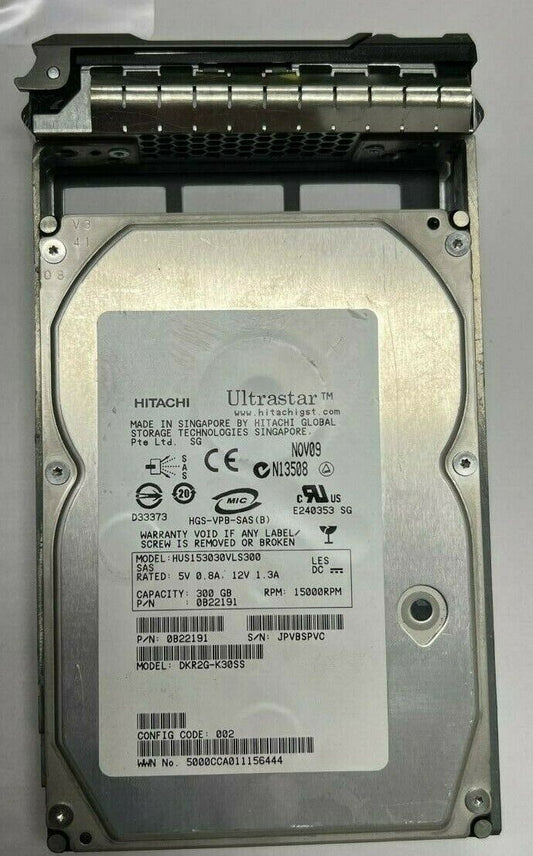 300GB 15K SAS Hard Drive 3.5'' Fits DELL SERVER R410 R510 T610 T710 R710
