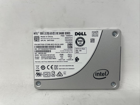 04T7DD 4T7DD DELL INTEL DC S4500 960GB SATA 6G 2.5'' SSD SSDSC2KB960G7R