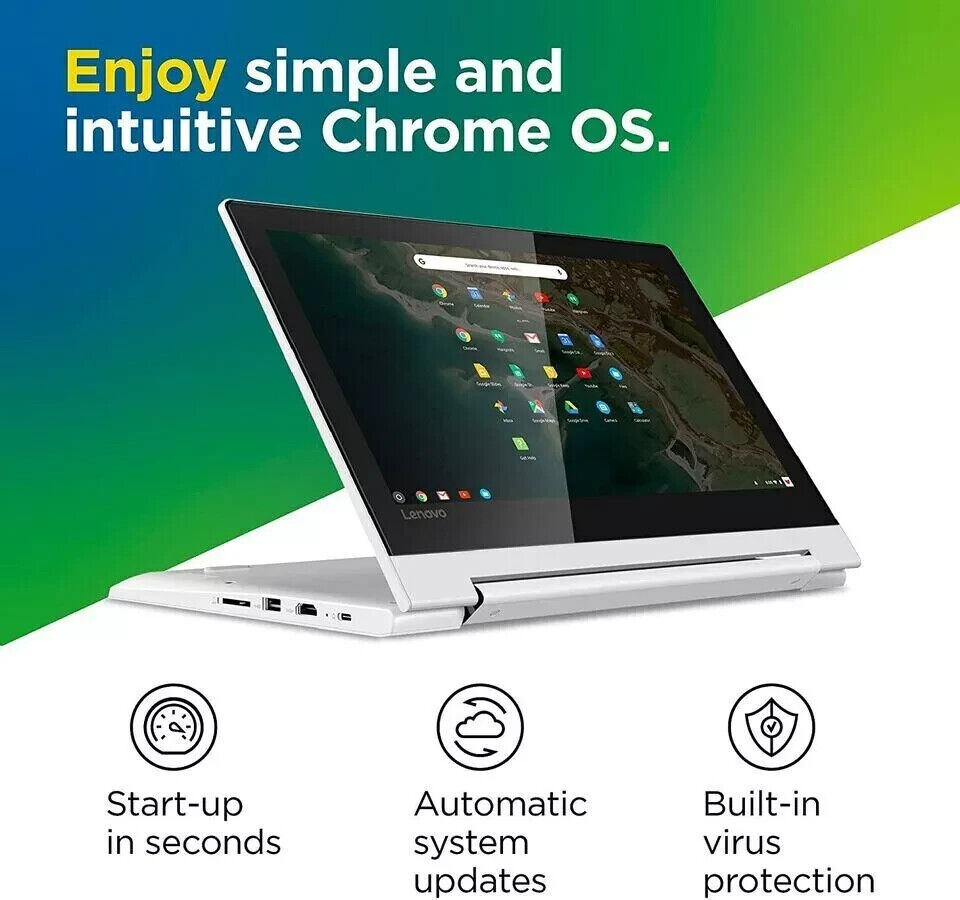 Lenovo Chromebook Flex 3 11" Laptop, 11.6-Inch HD IPS Display, MediaTek MT8173C