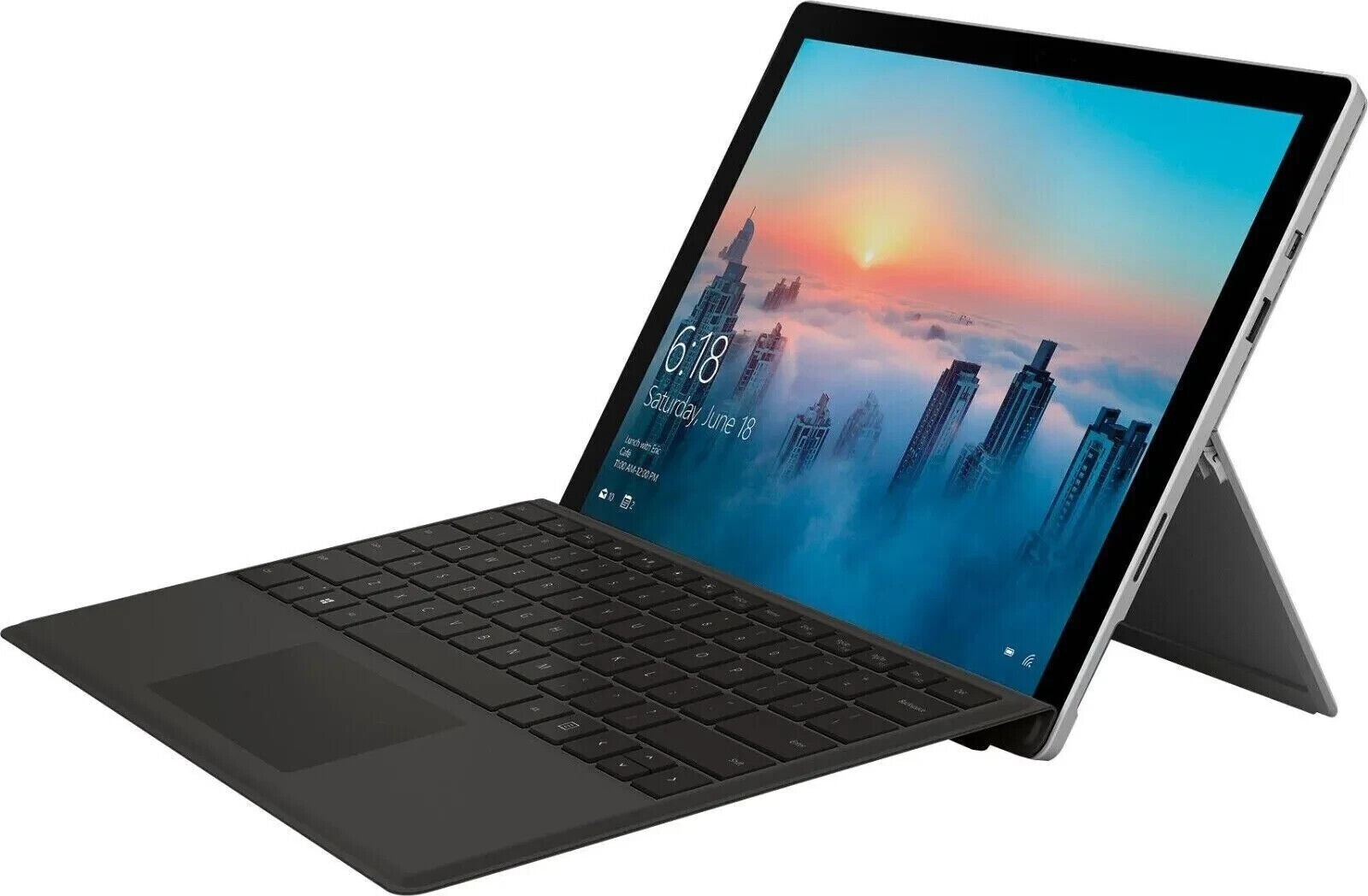 Microsoft Surface Pro 4 12.3 QHD Silver Touch Laptop i7 256GB 8GB RAM Win 11 p