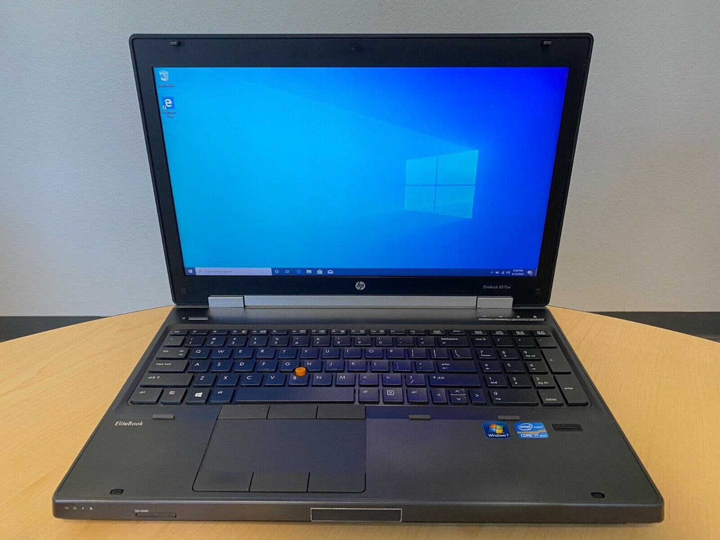 HP EliteBook 15.6" 8570w i7 2.6G 32GB 256GB SSD 1TB HDD AMD Radeon HD 7700 Win10