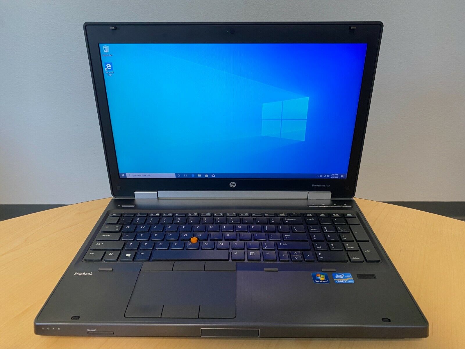 HP EliteBook 15.6" 8570w i7 2.6G 32GB 256GB SSD 1TB HDD AMD Radeon HD 7700 Win10