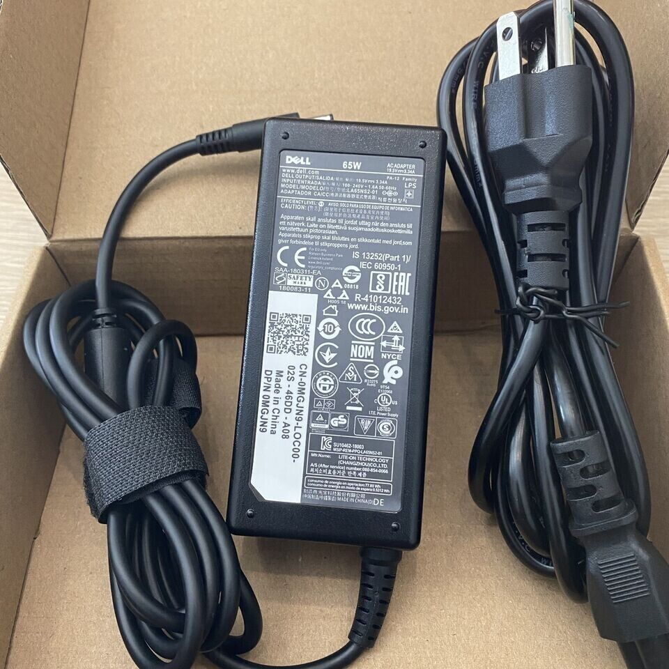 Genuine Dell MGJN9 43NY4 G6J41 OptiPlex 7040 7050 65W 19.5V 4.5mm Tip Adapter