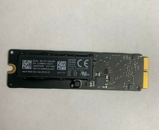 Samsung 128GB SSD MZ-JPV128S/0A6 Apple Hard Drive # 655-1958C