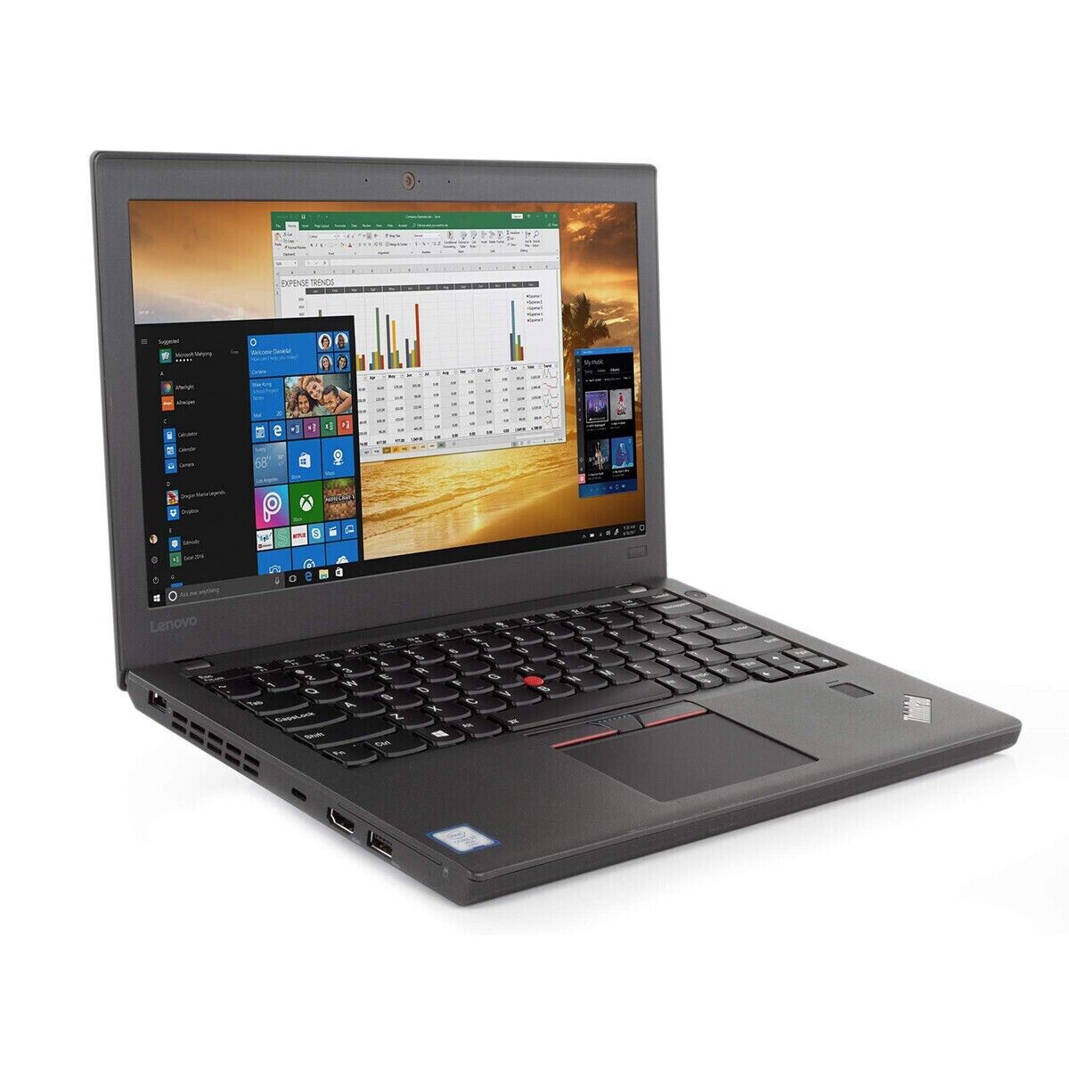 Lenovo X270 12.5"  i7 2.6GHz 16GB 512 SSD Win 11 Pro Webcam Light WIFI laptop