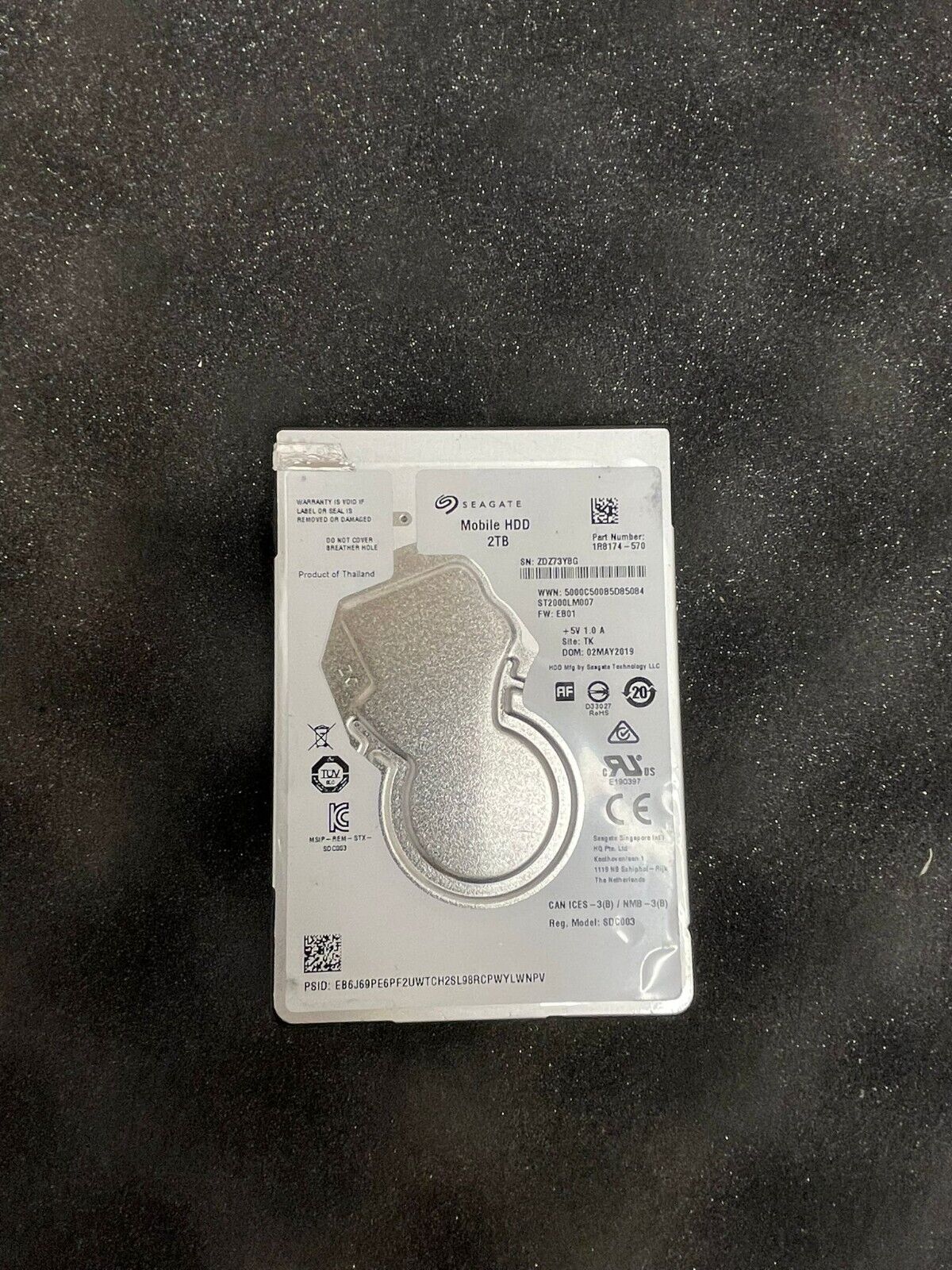 SEAGATE 2TB 2.5" SATA 5400RPM LAPTOP  HDD Direct Fit to PS4 ST2000LM007
