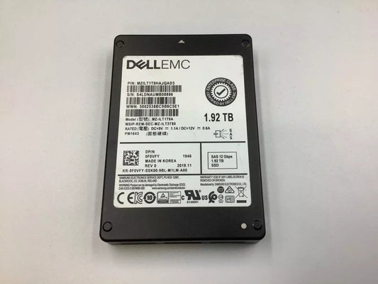 0F0VFY Dell 1.92TB 12Gbps SAS Read Intensive TLC 2.5'' SSD MZ-ILT1T9A F0VFY