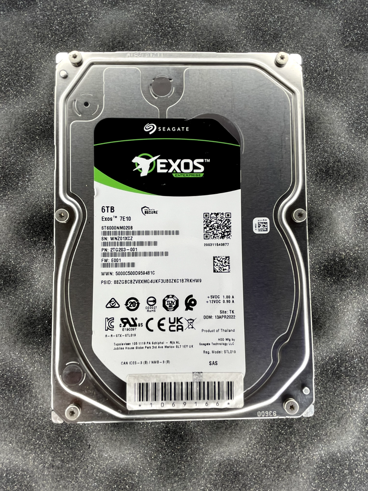 Seagate Enterprise Internal Hard Drive 3.5" 6TB SAS  ST6000NM020B