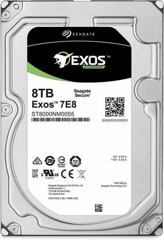 Seagate ST8000NM0055 8TB 7200RPM 256MB Cache SATA 6Gb/s 3.5" Internal Hard Drive