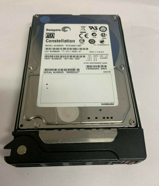 Seagate Constellation ST9160511NS 160GB 7200RPM 2.5 SATA Hard Drive