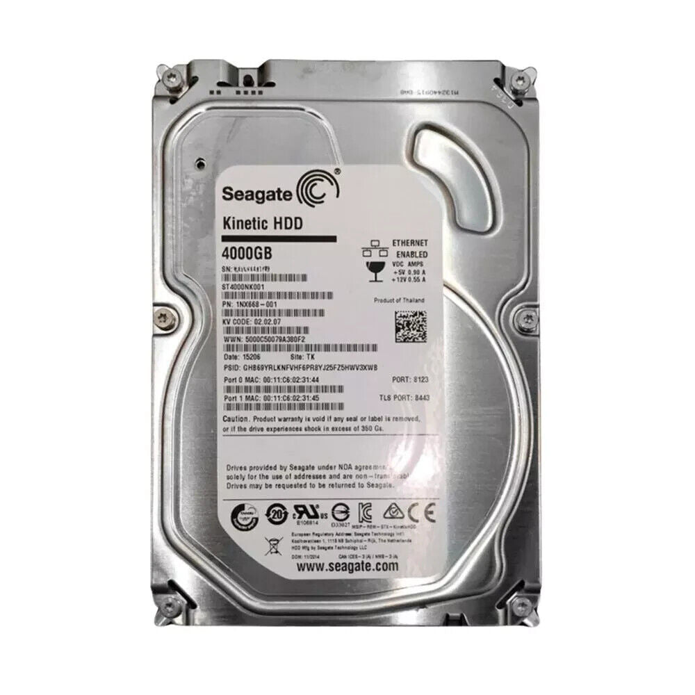 Seagate 4TB 5.9K LFF 3.5" SAS HDD ST4000NK001