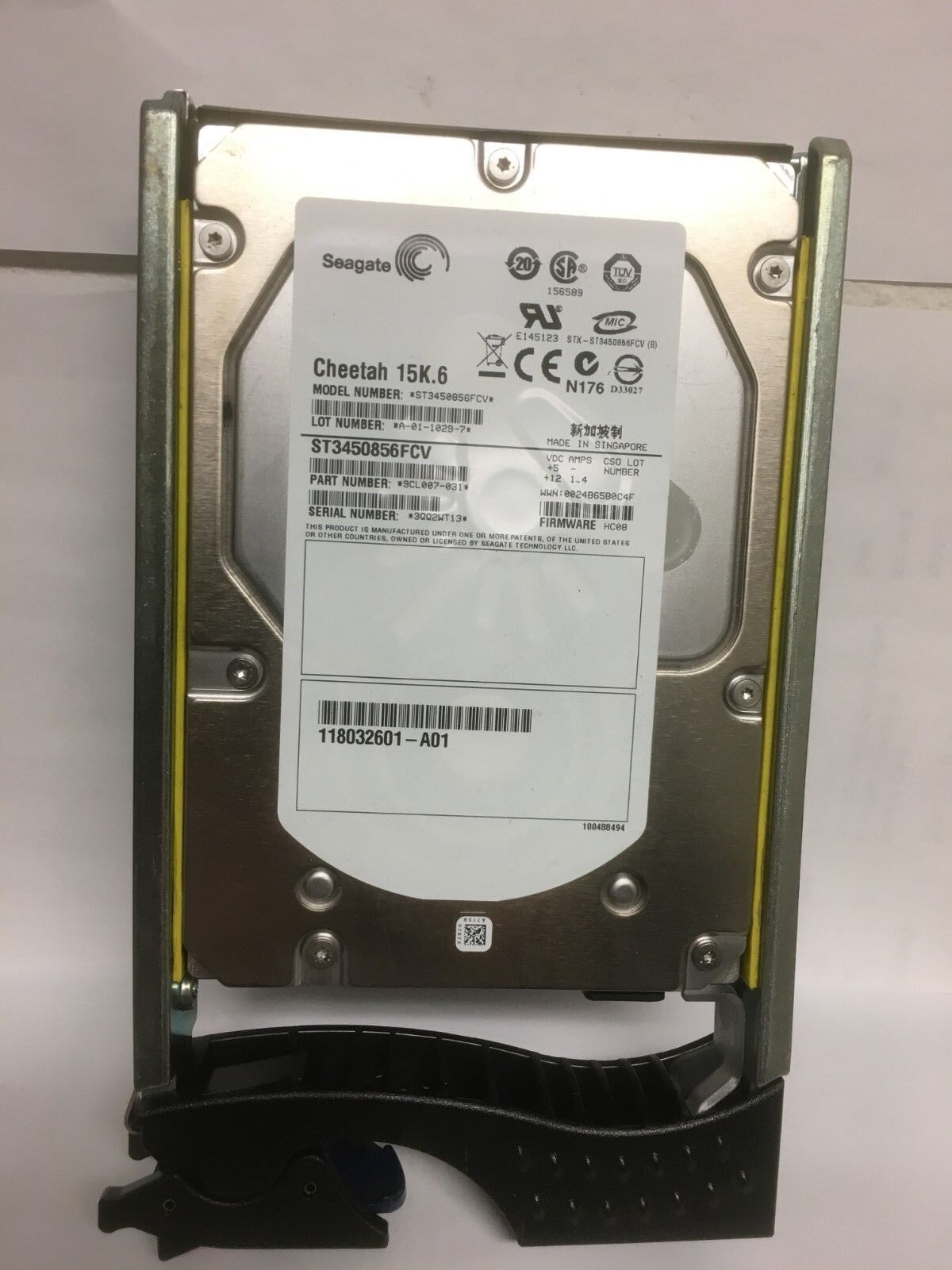 EMC seagate 005048849 ST3450856FCV 450GB 15k.6 4gb fc 9cl007-031 FIBRE CHANNEL