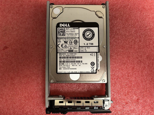 89D42 AL14SEB120N Dell 1.2TB 10K RPM 12Gb/s 2.5 SAS Hard Drive with Caddy Tray