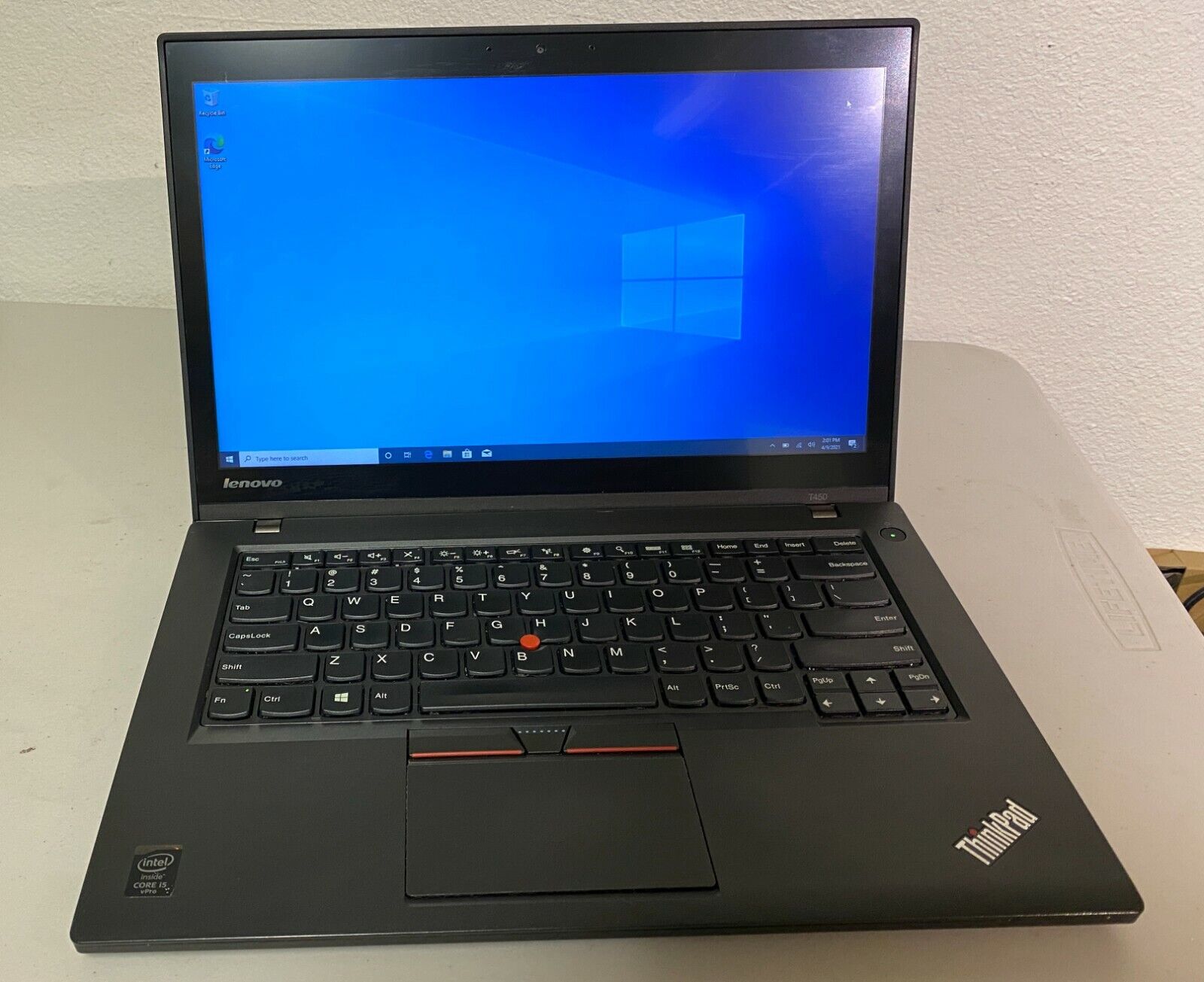 Lenovo ThinkPad T450 i5-5300U 16GB 512GB SSD Win 10 Pro 14" WIFI Laptop cam