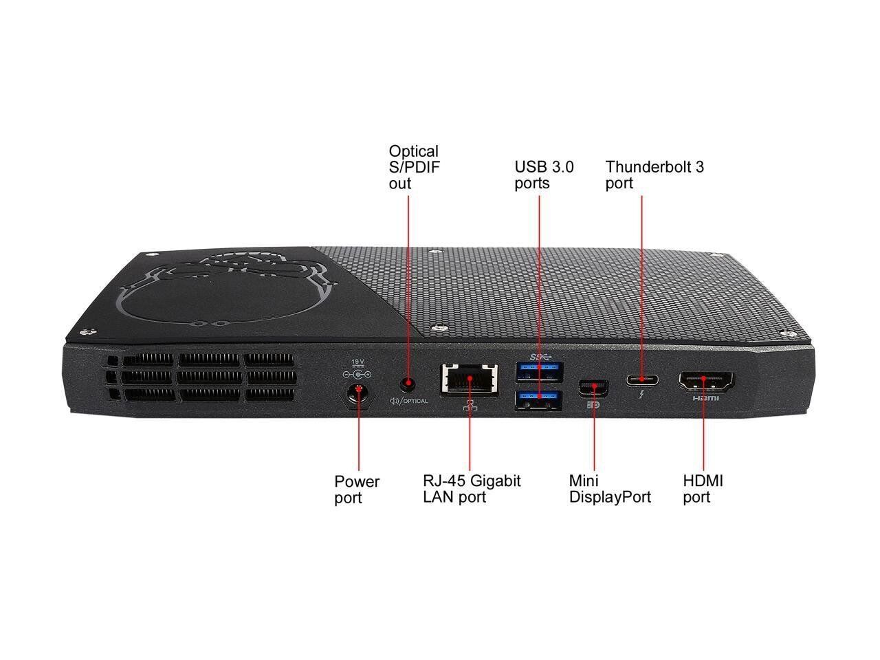 Intel Skull Canyon NUC NUC6i7KYK i7-6770HQ Thunderbolt 3, 32GB 512GB SSD W11 Pro