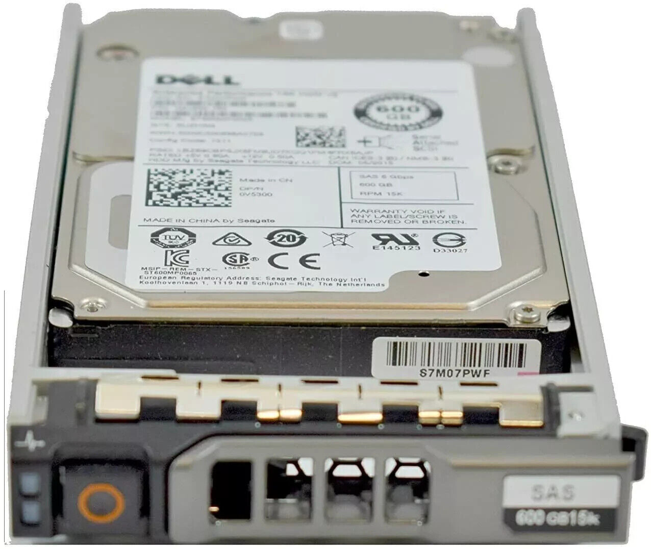 Dell 990FD 600GB 15K RPM 2.5" SFF SAS Hard Drive  w/ Tray HDD Al13sxb600n