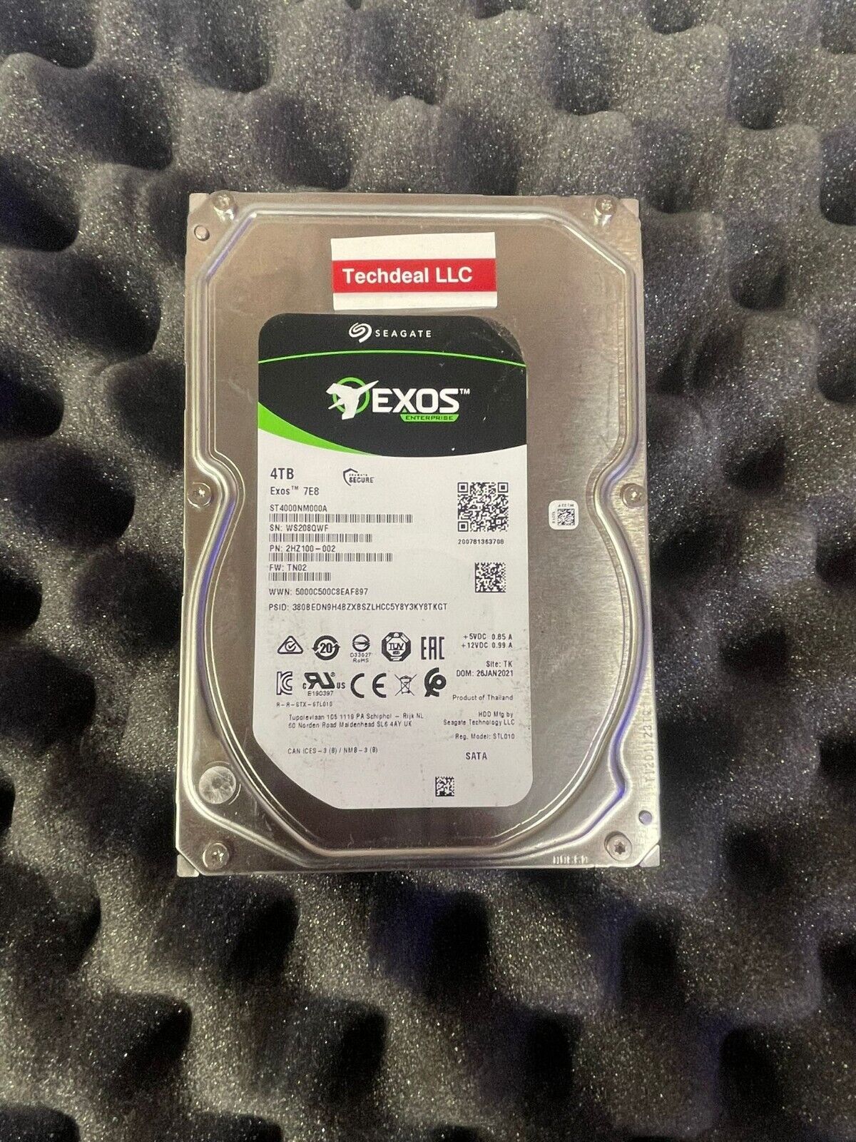 SEAGATE EXOS ENTERPRISE 4T SATA disk ST4000NM00A  3.5" hard drive HDD