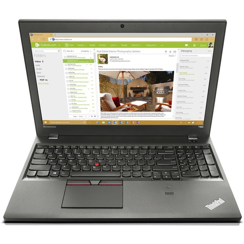 Lenovo Thinkpad T570 15.6" Laptop Core i7 2.80GHz 32gb 512gb SSD WIN 11 pro FHD